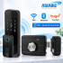 SmartX Tuya SX-RL61 WiFi and Bluetooth Dual Mode Smart Rim Lock for Wooden Door and Metal Gate